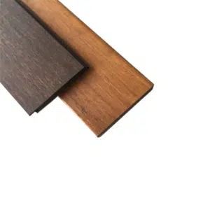 Outdoor Bamboo Wall Covering Easy Installation Dark Brown