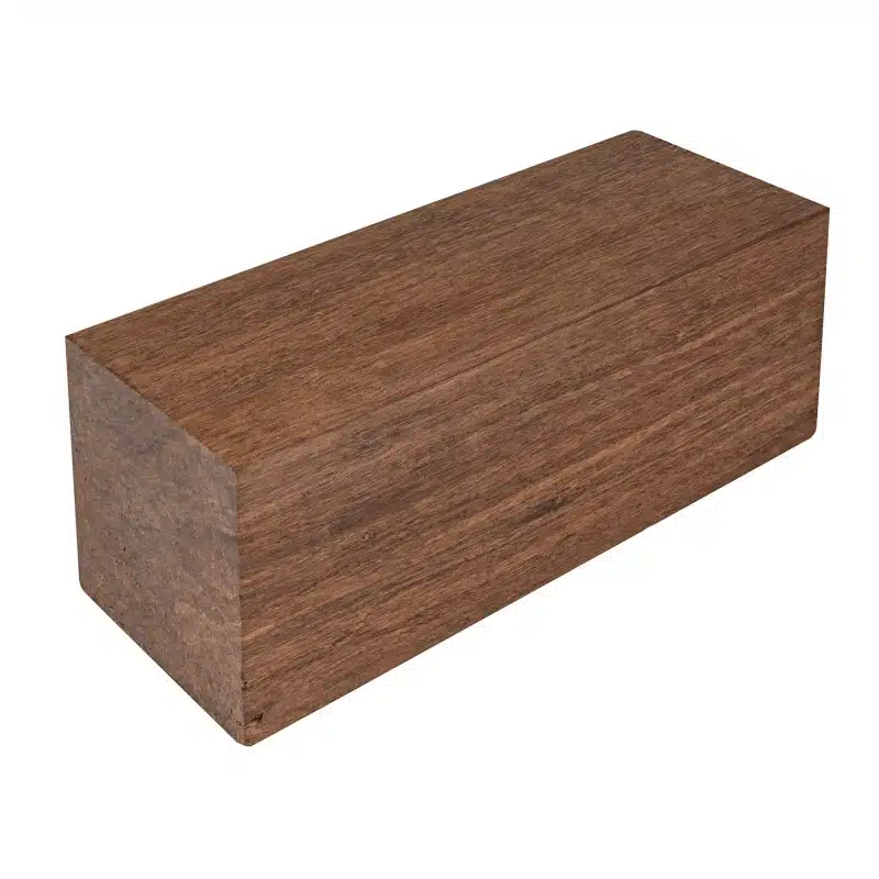 Bamboo Post Light Brown Durable Strand Woven Bamboo Block
