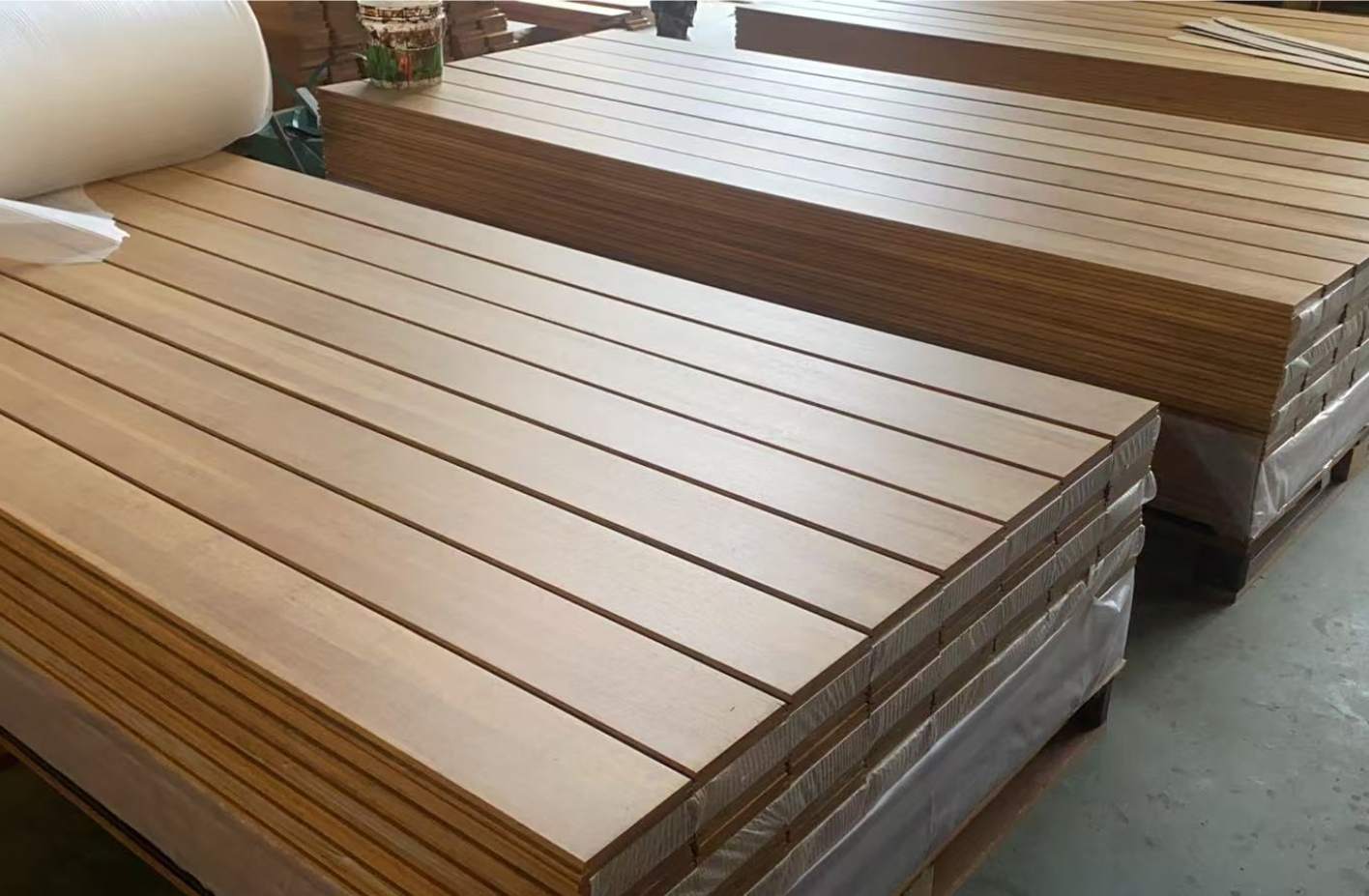 bamboo decking production