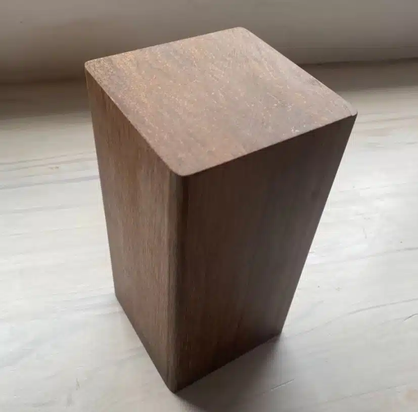 Bamboo Post Light Brown Durable Strand Woven Bamboo Block